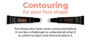 Title reading 'Contouring For Your Face Shape featuring MCoBeauty's Contour Wands in two shades