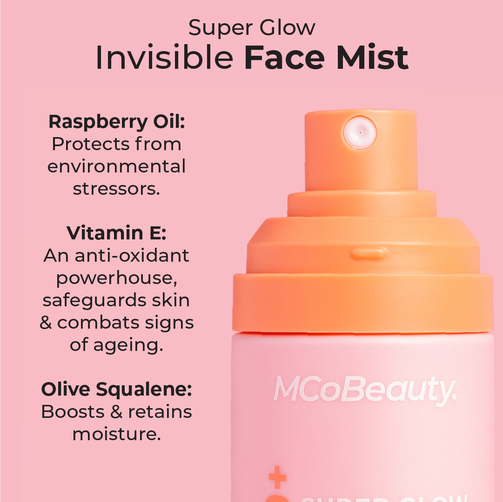 Super Glow Invisible Face Mist SPF50+ – MCoBeauty