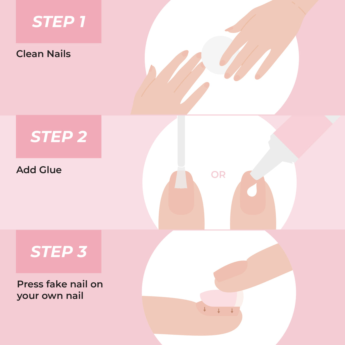 Step by step to how to do your own acrylics French tip nails