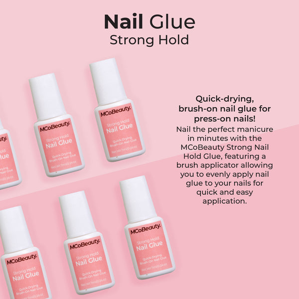 Strong Hold Nail Glue – MCoBeauty