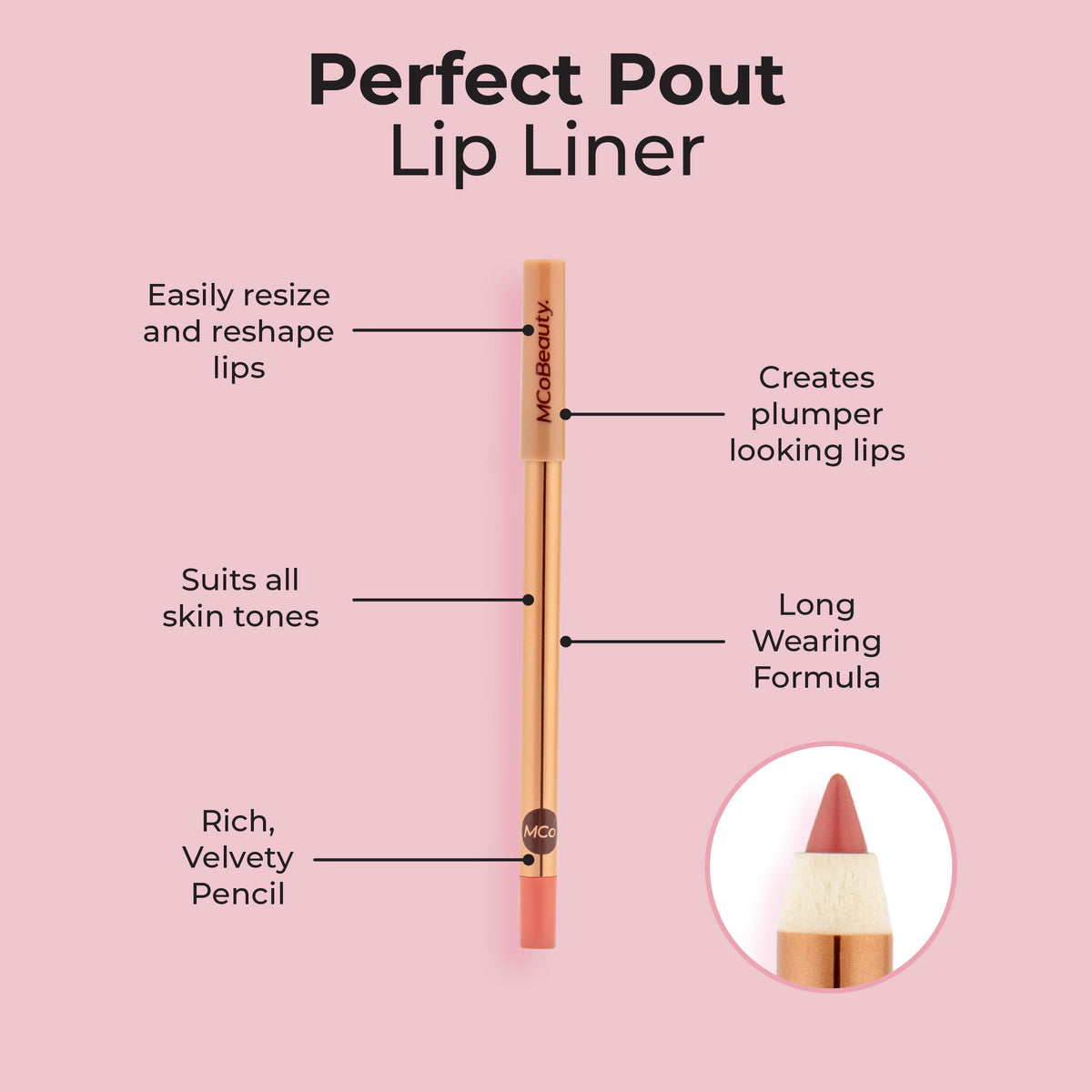 Perfect Pout Lip Liner MCoBeauty Perfect Pout Lip Liner MCoBeauty
