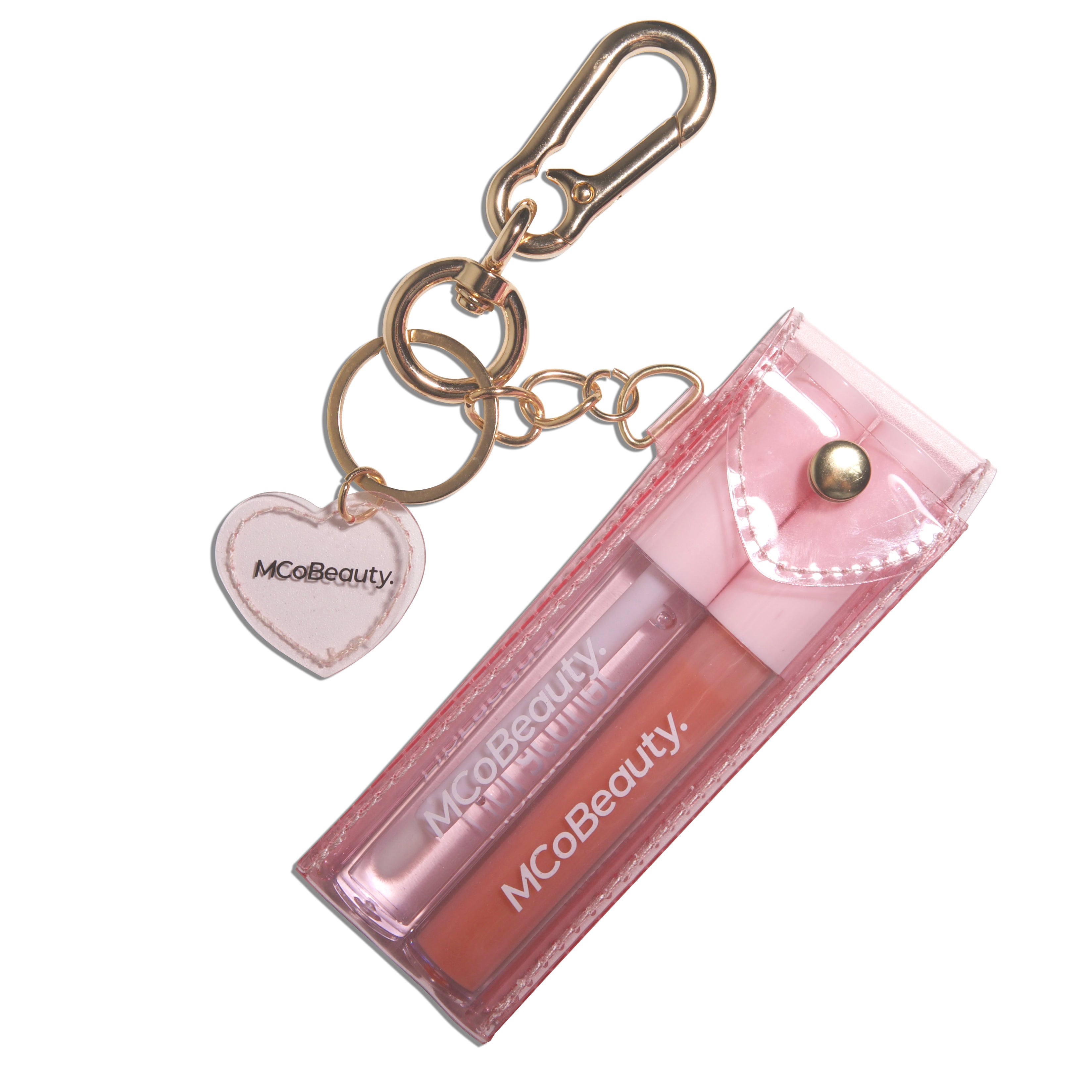 Peachy Lip Gloss Keychain 